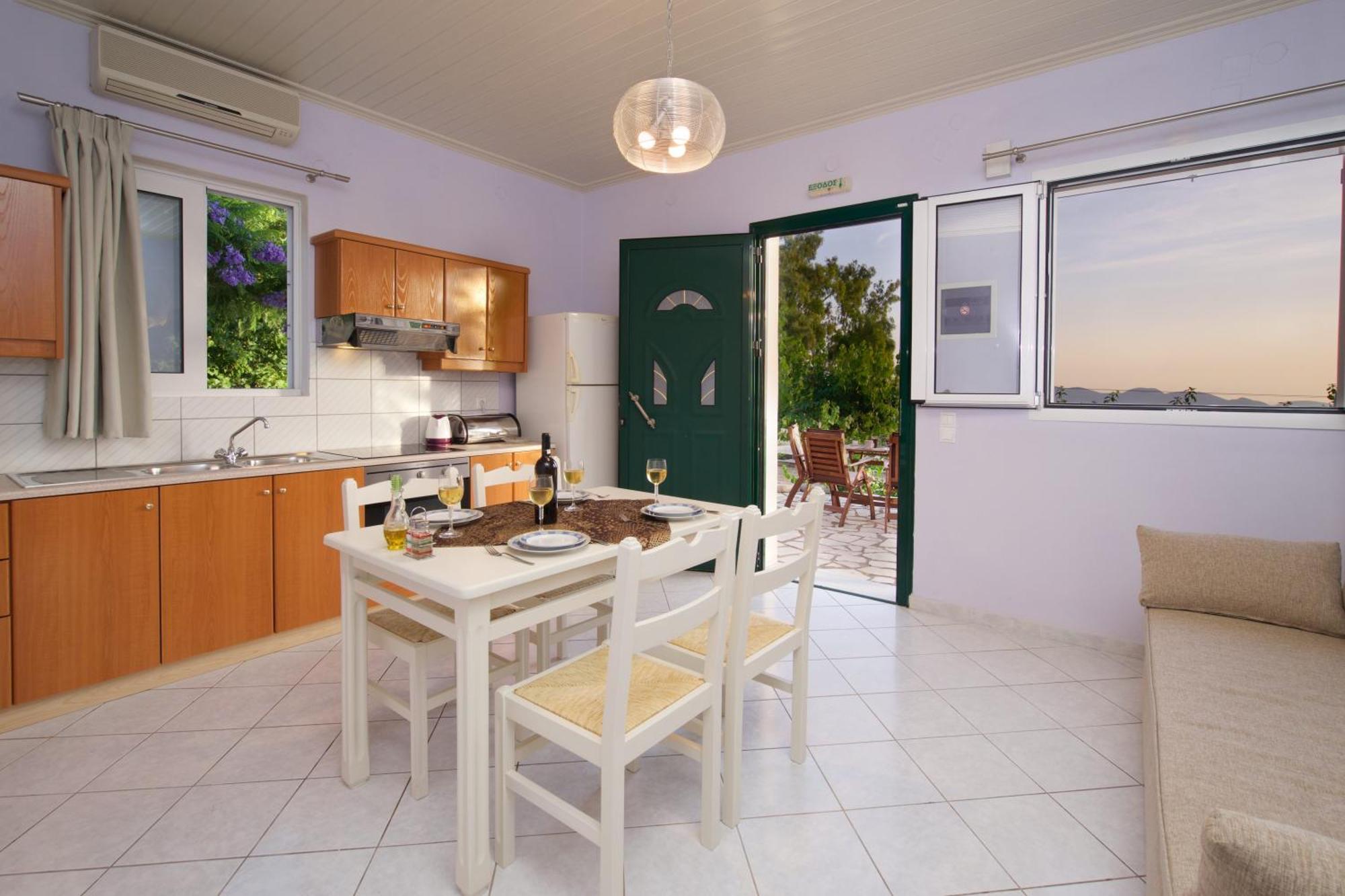Ferienwohnung Panoramic Sunset Kothréas Exterior foto