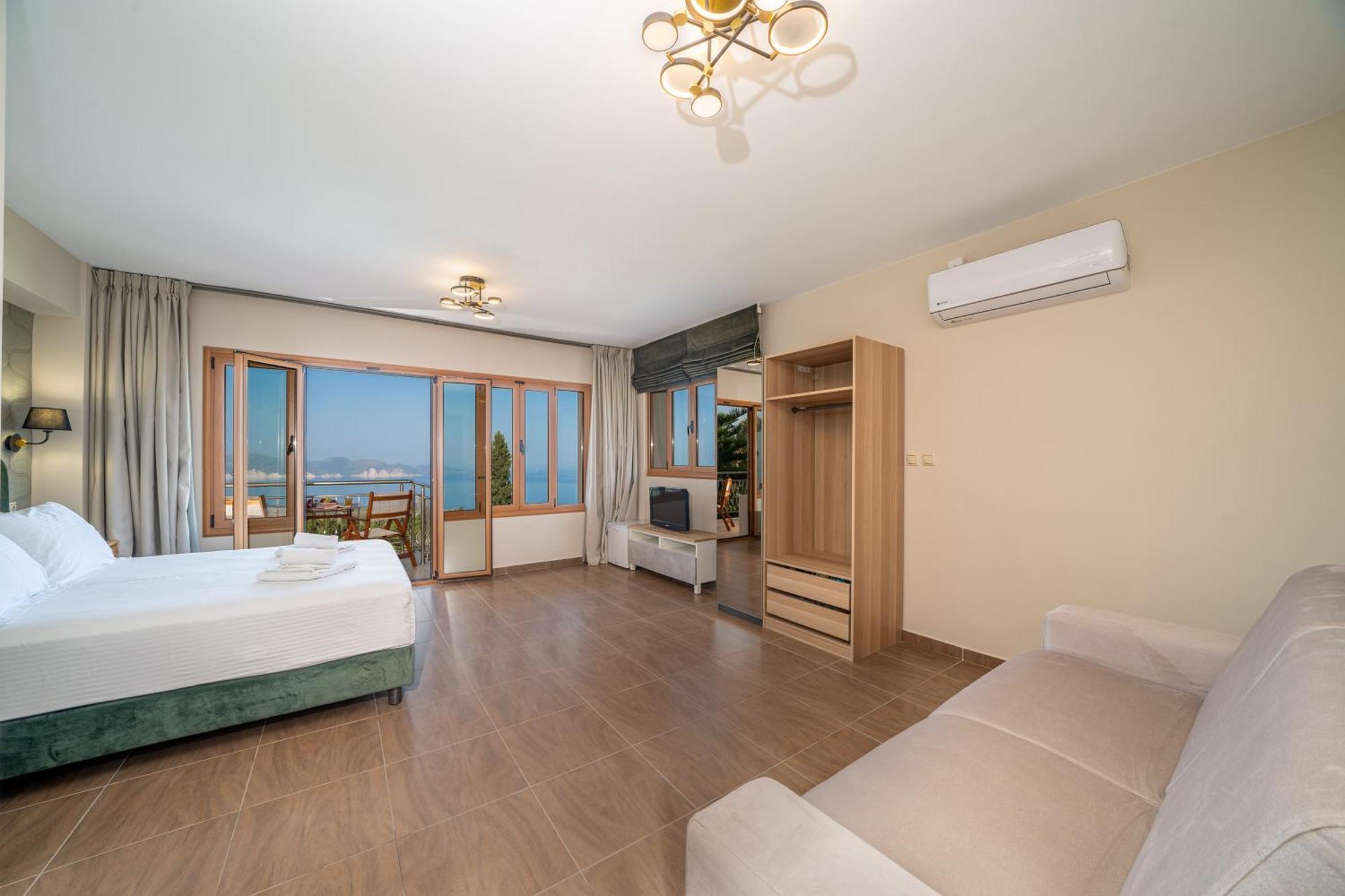 Ferienwohnung Panoramic Sunset Kothréas Exterior foto