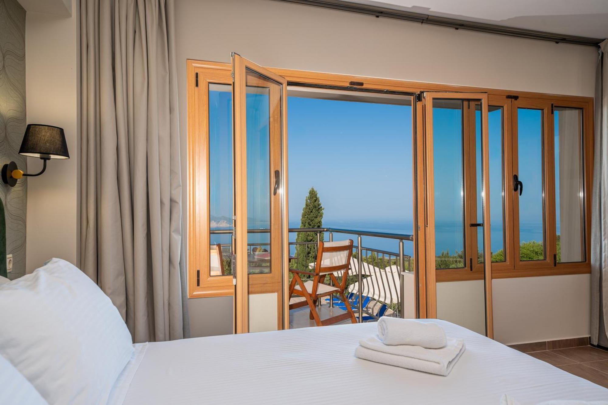 Ferienwohnung Panoramic Sunset Kothréas Exterior foto